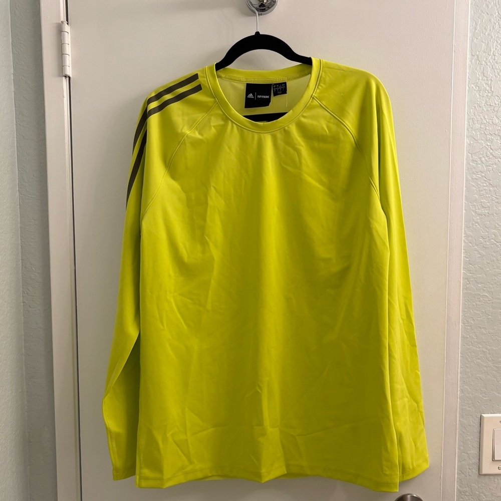 Adidas x IVY PARK Yellow Long Sleeve Performance Tee - medium